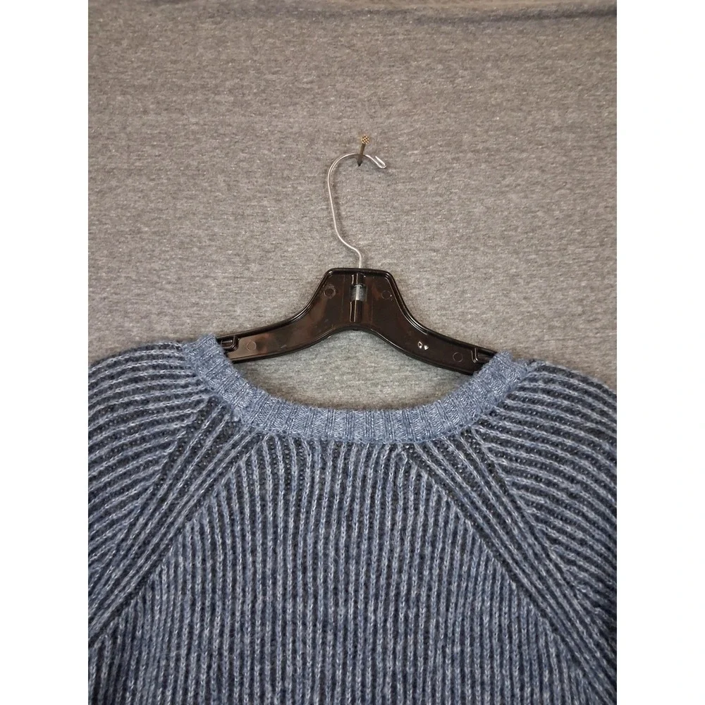 New Old Navy Mens Sweater 2XL Blue Rib Soft Pullover Wool Blend Casual Classic‎